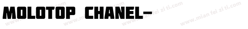 Molotop Chanel字体转换